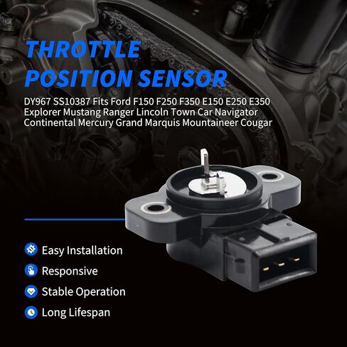 Hisport 35170-37100 Throttle Position Sensor متوافق مع Santa Fe 2001-2006 ، Sonata 1999-2005 ، Tiburon 2003-2008 ، Tucson 2005-2009 ， Optima 2001-2006 ، Sportage 2005-2010 HSTPSPS293-H. in Saudi Arabia