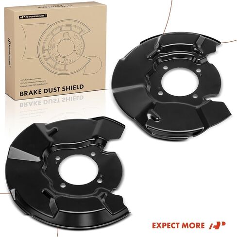 A-Premium Front Driver and Passenger Side Brake Dust Shield Compatible with Select Toyota and Lexus Models - 4Runner 2003-2009, GX470 2003-2009 - Replace# 4778260120, 2-PC Set in Saudi Arabia