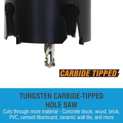 Spyder 600828 Deep Cut Hole Saw, 2-3/8 Inch in Saudi Arabia