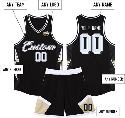 Basketball Jerseys Sets Mesh Breathable Vest Shorts Sets Children Teenagers Men Women Customized Number Name in Saudi Arabia