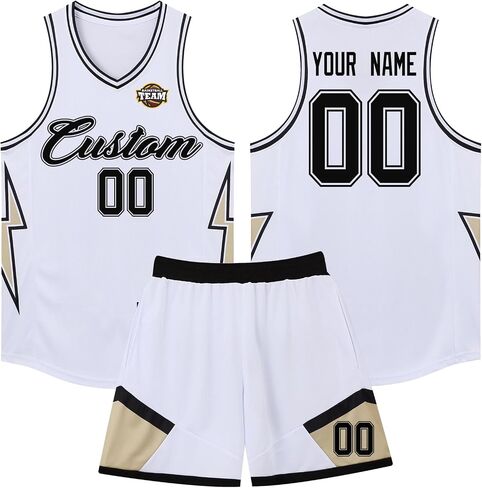 Basketball Jerseys Sets Mesh Breathable Vest Shorts Sets Children Teenagers Men Women Customized Number Name in Saudi Arabia