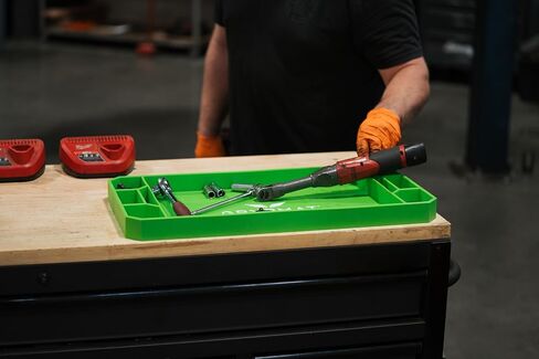 GRYPMAT PLUS GRIP MAT for Mechanics - صينية أدوات السيليكون المرنة غير المنقولة - منظم الأدوات لمربع الأدوات - حصيرة أداة خالية من المغناطيسية ، سهلة التنظيف - صغيرة ، برتقالية in Saudi Arabia