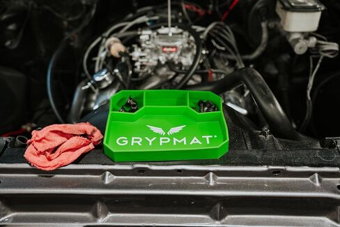 GRYPMAT PLUS GRIP MAT for Mechanics - صينية أدوات السيليكون المرنة غير المنقولة - منظم الأدوات لمربع الأدوات - حصيرة أداة خالية من المغناطيسية ، سهلة التنظيف - صغيرة ، برتقالية in Saudi Arabia