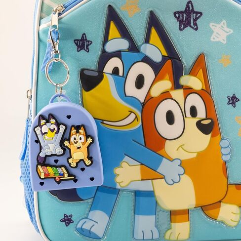 Disney Stitch, Hello Kitty or Bluey Keychain for Kids | Silicone Mini Backpack Zipper Pull Key Ring, Bag Charm in Saudi Arabia