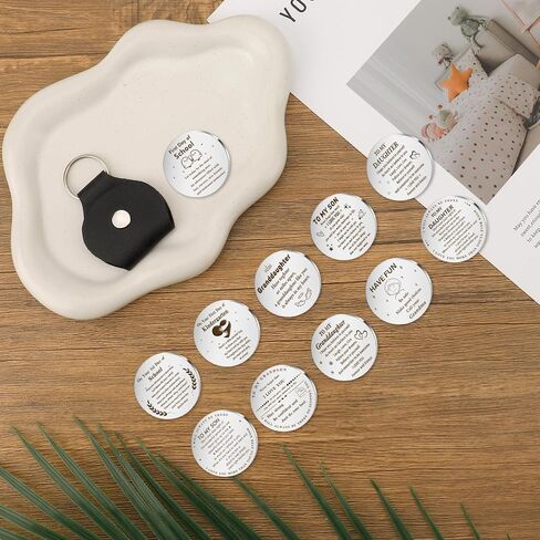 Pocket Hug Token Keychain Gift Long Distance Keepsake Inspirational Gift for Son Daughter Grandson Granddaughter in Saudi Arabia