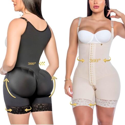 Fajas Colombianas Stage 2 Post Surgery – Shapewear BBL Recovery, Tummy Tuck Compression & Butt Lifter Body Shaper in Saudi Arabia