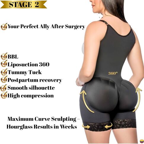 Fajas Colombianas Stage 2 Post Surgery - Respare BBL Recover in Kuwait