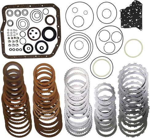 U140E U140F Transmission Master Rebuild Kit Compatible with RAV4 2.0/2.4/3.5L 2000-2008, Camry 2.4/3.0L 2002-2003, Highlander 2.4/3.0/3.3L 2001-2007 Direct Replacement T136081A T13600A in Kuwait