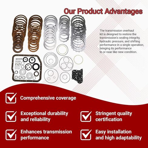 U140E U140F STRISMISS MASTER KIT متوافق مع RAV4 2.0/2.4/3.5L 2000-2008 ، CAMRY 2.4/3.0L 2002-2003 ، Highlander 2.4/3.0/3.3L 2001-2007 Direct Replace T136081A T13600A in Kuwait