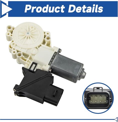 Power Window Lift Motor Front Left Driver Side Compatible with Ford Expedition 2008-2017, Lincoln Navigator Sport Utility 2007-2017, with 8 Pins, Replace 742-178, 7L7Z7823395A, AL7Z7823395A in Saudi Arabia