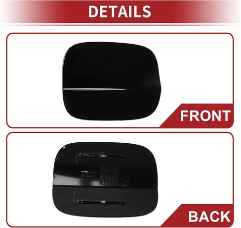 غطاء باب خزان الوقود Acropix لـ Audi Q5 8RB 2010-2016 غطاء رفرف حشو الوقود لـ Audi SQ5 8RB 2013-2017 نوع المقطع رقم 8R0809907A/8R080999B الأسود ABS in Kuwait