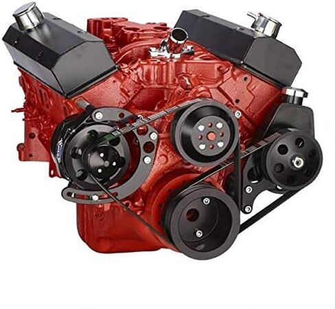 Small Block Chevy Serpentine System for 283 302 305 350 400 Engines- Power Steering and Alternator in Saudi Arabia