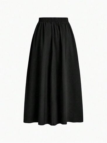 Gorglitter Woment's Flowy Maxi Maxire Pleate High Weist A LINE LOND TRITTS WORTS BONSION TRENDY TRENDY 2025 in Saudi Arabia
