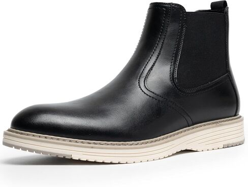CGRRBW Men's Chelsea Boots, Fashion and Comfort Driving Shoes, Slip-Resistant Outsole, Slip on Casual Ankle Boots for Men in Saudi Arabia
