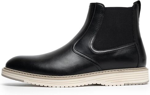CGRRBW Men's Chelsea Boots, Fashion and Comfort Driving Shoes, Slip-Resistant Outsole, Slip on Casual Ankle Boots for Men in Saudi Arabia