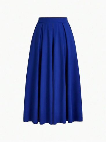 Gorglitter Woment's Flowy Maxi Maxire Pleate High Weist A LINE LOND TRITTS WORTS BONSION TRENDY TRENDY 2025 in Kuwait