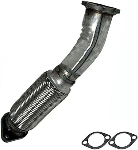 Northeastern Exhaust | Stainless Steel Front Flex Pipe Compatible for Ford Fusion 2007-2009 2.3L | Mercury Milan 2007-2009 2.3L | California Emissions | Free Gaskets Included in Saudi Arabia
