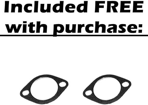 Northeastern Exhaust | Stainless Steel Front Flex Pipe Compatible for Ford Fusion 2007-2009 2.3L | Mercury Milan 2007-2009 2.3L | California Emissions | Free Gaskets Included in Saudi Arabia