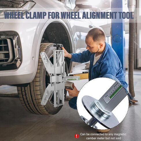 محاذاة عجلات العجلة المشبك ، مجموعة محاذاة العجلات - أداة إصلاح الإطارات ، مقياس Camber Caster للسيارة ، شاحنة ، يناسب 11-25 بوصة in Kuwait