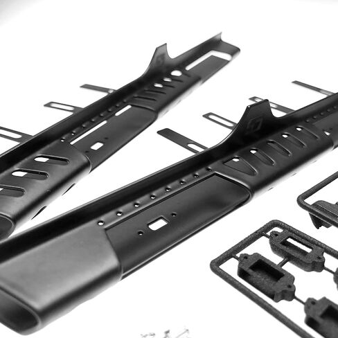 Club 5 Racing Stainlist Step Down Rock-Slider w/ Couplicy Lights for SCX10 III JT Gladiator in Kuwait