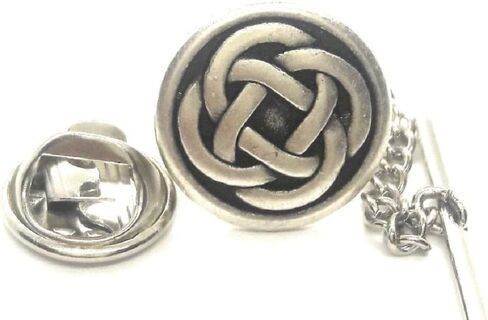ROUND CELTIC KNOT CUFFLINKS AND TIE TACK in Saudi Arabia