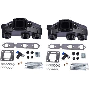 2 Set of Exhaust Manifolds 99746A17 Replacement for Mer-Crui-ser 4.3L V6, GM V6 229 262, Mer-Crui-ser 175, 185, and 205 MC-1-99746 Lamerto in Saudi Arabia