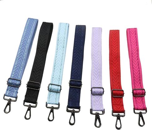 Black Hardware Purse Strap Adjustable Replacement Belts Wide Bag Straps for Canvas Crossbody Purses Messenger Bags Shoulder Handbags in Saudi Arabia