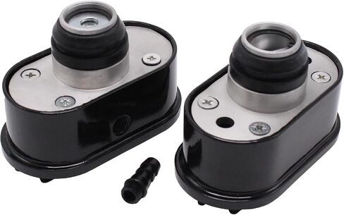 Aluminum Oval Finned Valve Cover Breather PCV Combo Kit Fit for Chevy Ford in Saudi Arabia