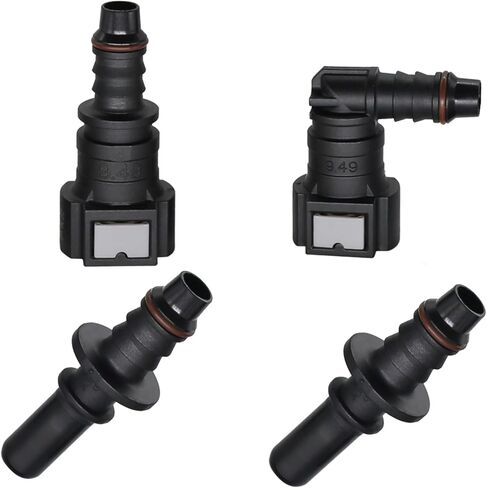 30pcs Fuel Line Repair Kit, Assorted Fuel Line Quick Connectors Hose Release Connect Fittings SAE 7.89mm 9.49mm 9.89mm to ID 8mm in Saudi Arabia