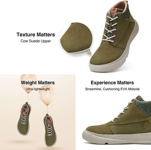 UIN Men's Ankle Fashion Boots Cow Suede Slip ons Casual Comfort Walking Shoes Ordesa ⅠⅡⅢ in Saudi Arabia