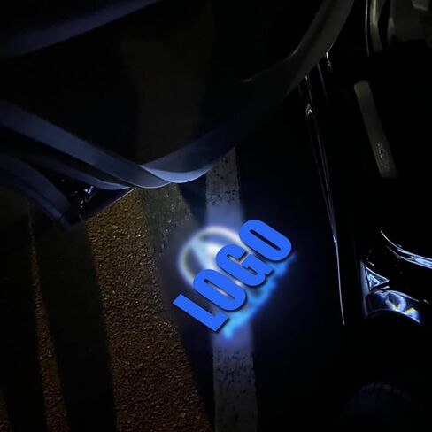 4 حزمة سيارة LED LED LED LIGHT LIGHO Projector متوافق مع سلسلة RLX/MDX/ZDX/TLX/TL/TL/RDX ، مصابيح ترحيب HD لا تتلاشى ضوء البودل LED (أبيض أحمر) in Kuwait