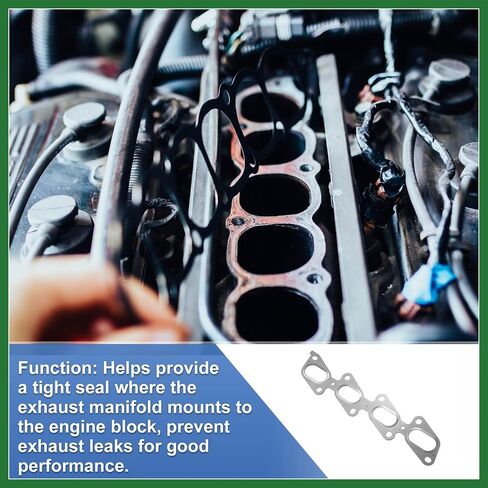Motoforti Exhaust Manifold Gasket Engine Intake Manifold Seal for Buick Encore 1.4L 2013-2021 for Chevrolet Cruze 1.4L 2011-2016 No.55565348 Long-lasting in Saudi Arabia