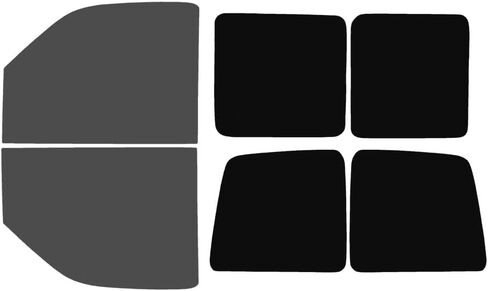 The Tint Effect Precut Window Tint Kit Compatible with Chevrolet Express Cargo Van 2003-2025 (Includes: Front Door Window precuts in 15%) Automotive Film in Kuwait