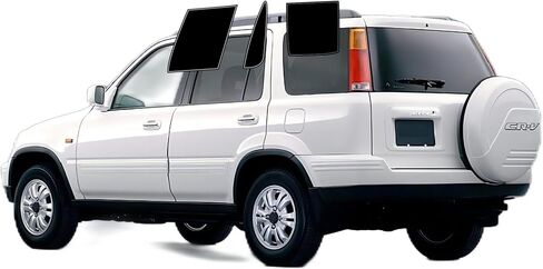 AUTOTEK Precut Windows Tint Film All Sides Cars Sun Blocking Protection Privacy Anti Shatter Glass 2 Ply Film Any Tint Shade kit for Honda CRV 1997-2001 in Saudi Arabia