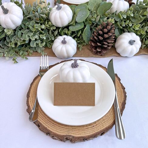 Winlyn 16 Pcs 3" Fall Harvest White Artificial Pumpkins Small Faux Foam Pumpkins for Home Halloween Thanksgiving Autumn Wedding Baby Shower Table Tiered Tray Decor Wreath Bowl Fillers DIY Project in Saudi Arabia