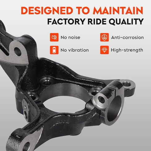 Front Left Suspension Steering Knuckle Driver Side for Forester Wagon 2009-2014, Impreza 2008-2014, Legacy 2005-2014, Outback 2005-2014, WRX 2012-2014, XV Crosstrek 2013-2014, 698-221 in Saudi Arabia