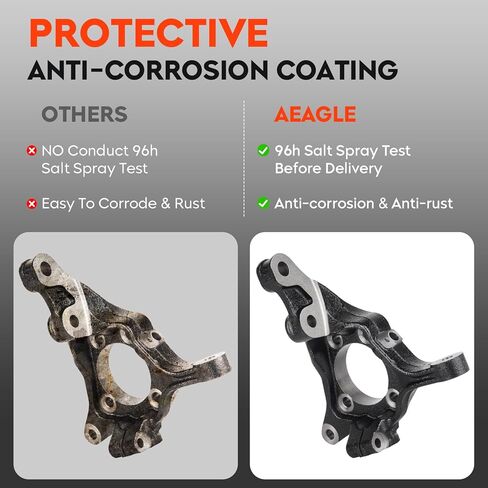 Front Left Suspension Steering Knuckle Driver Side for Forester Wagon 2009-2014, Impreza 2008-2014, Legacy 2005-2014, Outback 2005-2014, WRX 2012-2014, XV Crosstrek 2013-2014, 698-221 in Saudi Arabia