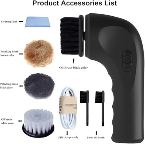Electric Shoe Polisher to Use Dust Cleaner for Leather Shoes Sofa in Kuwait
