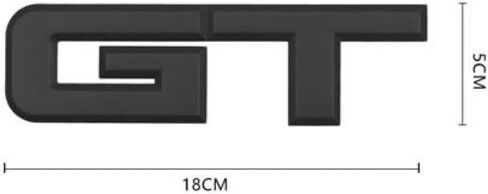 شعار Trunk Metal GT - متوافق مع 2015-2023 Mustang GT (S550) ، استبدال شارة Decklid Black غير اللامع ، FIT OEM ، مقاوم للطقس ، سهلة التثبيت in Kuwait