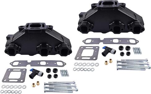 2 مجموعة من مشعبات العادم 99746A17 استبدال Mer-Crui-Ser 4.3L V6 ، GM V6 229 262 ، Mer-Crui-Ser 175 ، 185 ، و 205 MC-1-99746 Lamerto in Saudi Arabia
