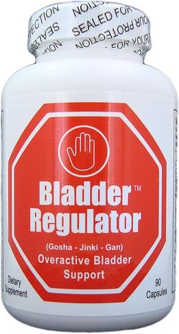 Bladder Regulator, Gosha Jinki Gan. an Effective Herbal Bladder Control for Women & Men. 90 Vegan Capsules. in Saudi Arabia