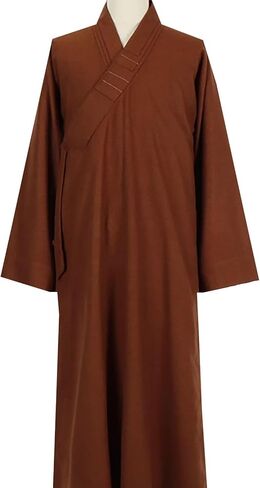 Traditional Buddhist Robes,Autumn and Winter Monks Clothes Thickened Monk Clothes Long Gowns Monk Robes Men and Women in Saudi Arabia