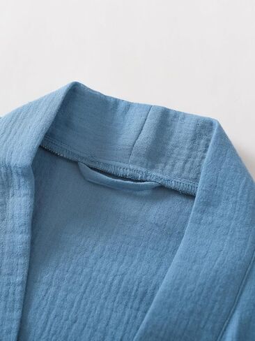 Latuza Men's Cotton Gauze Robe Lightweight Bathrobe with Pockets in Saudi Arabia