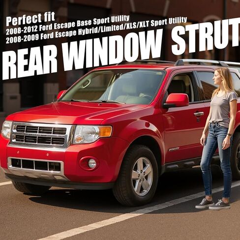 64212 Rear Window Glass Gas Lift Supports Springs Struts arm Shocks for Ford-Excursion 2000-2005 1.5" Higher Than OEM, 013960, Set of 2 Vepagoo in Kuwait