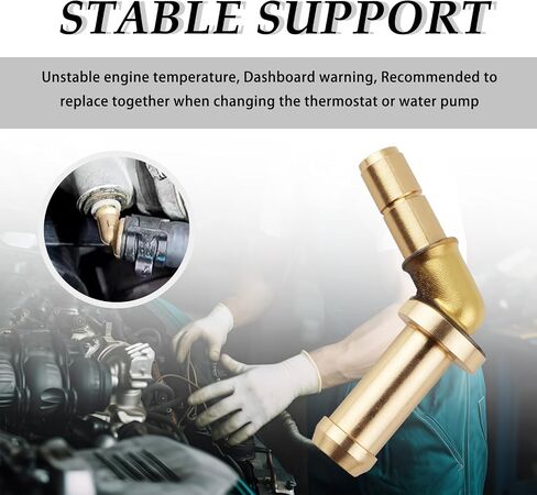 Engine Coolant Thermostat for Car Outlet Hose Connector,Car Thermostat Water Outlet Hose Connector Kit OEM#LR049990,Thermostats Automotive Compatible with Land Rover Jaguar in Saudi Arabia