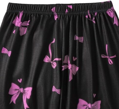 Myfav Girls Pajama يضبط زر 3pcs أسفل شورت قصير الأكمام وسروال طويل مع أنماط لطيفة sleepwearyy للمراهقين in Saudi Arabia