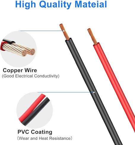 Linkstyle 2PCS SAE Quick Connector Harness,1FT 10AWG SAE Adapter Male Plug to Female Socket Cable,Waterproof SAE Extension Cable Power Socket Sidewall Port for Solar Panel Generator Battery Charger in Kuwait