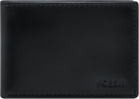 Fossil Men's Westover Front Pocket Wallet, Black in Saudi Arabia