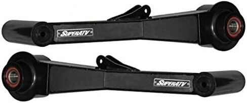 SuperATV Extended Rear Trailing Arms for 2011-2020 Can-Am Commander 800/1000 Black - Includes Free Rear Wheel Bearings in Saudi Arabia