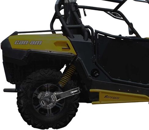 SuperATV Extended Rear Trailing Arms for 2011-2020 Can-Am Commander 800/1000 Black - Includes Free Rear Wheel Bearings in Saudi Arabia